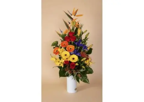 Tropical Flower Arrangement – Fresh, Bold & Beautiful