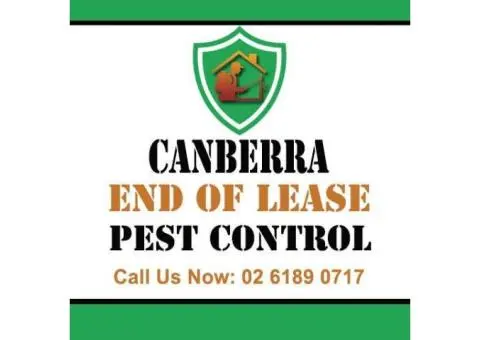 Canberra End Of Lease Pest Control