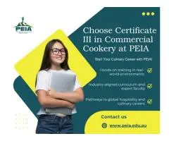 Start Certificate III in Commercial Cookery Perth at PEIA