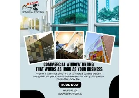 Commercial window tinting Melbourn
