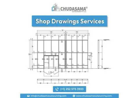 Professional Shop Drawing Services at Just $12/HR
