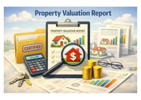 Accurate Property Valuation Report by Certified Local Valuers