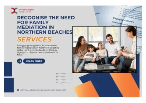 Recognise the Need for Family Mediation in Northern Beaches