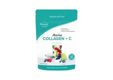 Discover Morlife Marine Collagen + C Powder Unflavoured for Daily Skin & Joint Support