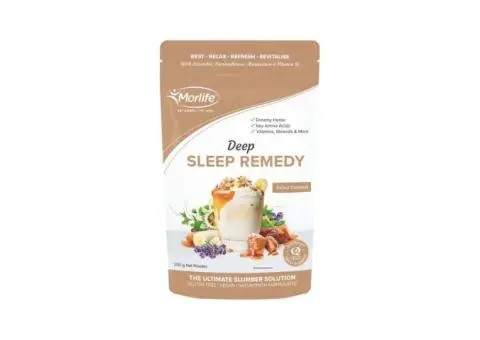 Morlife Deep Sleep Remedy Powder Salted Caramel for Night-Time Relaxation