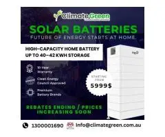 Rebates Ending Soon – Solar Battery Deals from $5,999