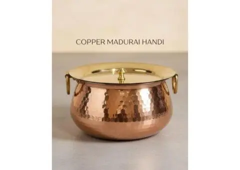 Authentic Copper Madurai Handi for Biryani & Curries | Australia