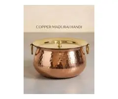 Authentic Copper Madurai Handi for Biryani & Curries | Australia