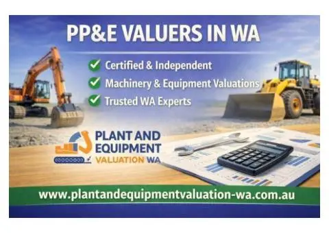 PP&E Valuers in WA | Certified Plant & Equipment Valuation Experts