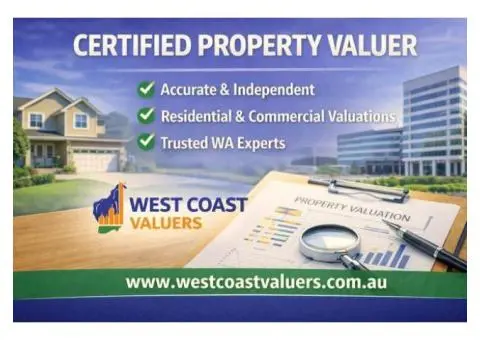Certified Property Valuer in WA | Trusted Valuation Experts