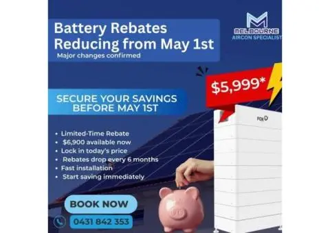 Store Your Solar. Protect Your Savings