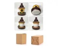 Hangable Bird House | Garden Cottage Birdhouse - Outdoor Hut Shelter Decoration