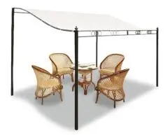 3×2.6M Waterproof Sun Shade Sail Outdoor Garden Patio Awning Canopy Cover, Heavy