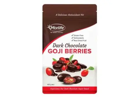 Want a Delicious Superfood Snack? Try Morlife Dark Chocolate Coated Goji Berries