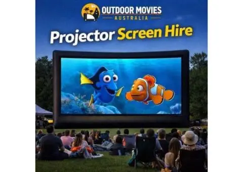 Projector Screen Hire For Outdoor Events Across Australia Big Small Nights