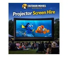 Projector Screen Hire For Outdoor Events Across Australia Big Small Nights