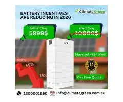 Solar Battery Deal – Rebates Ending Soon