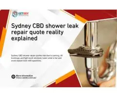 Shower Leak Repair Quotes: Parking and Lift Bookings Add Up
