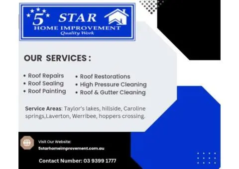 Best & Top Roof Repairs & Restoration Services in Altona, VIC - 5starhomeimprovement