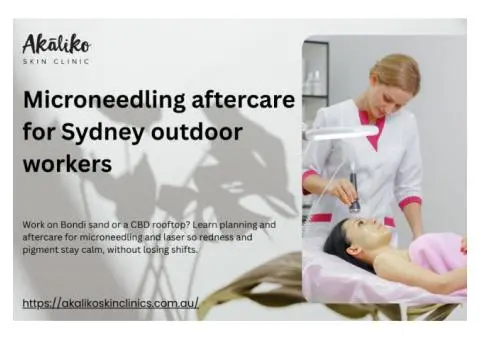 Why Bondi Lifeguards Need a Different Aftercare Plan for Microneedling in Sydney