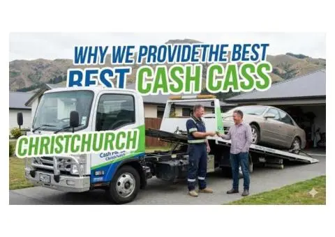 Why Do We Provide the Best Cash for Cars Christchurch?