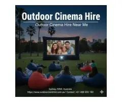 Outdoor Cinema Hire Near Me For Local Events And Backyard Movie Nights