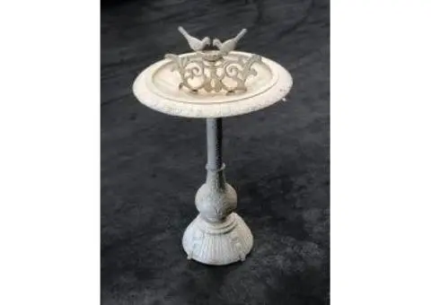 Garden Bird Baths and Feeders That Welcome Feathered Visitors