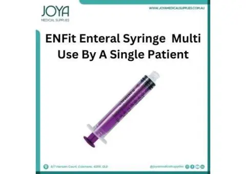ENFit Enteral Syringe 10mL Multi Use By A Single Patient - Joya Medical Supplies
