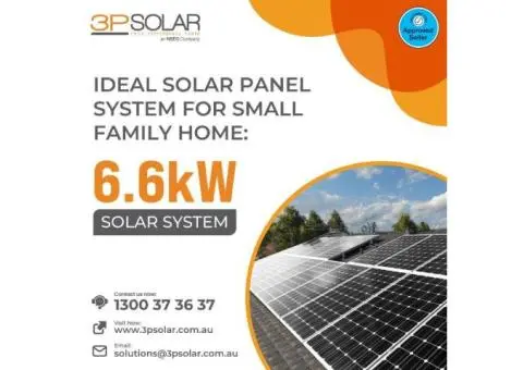 Rooftop Solar Choice for Homes Using a 6.6kW System 