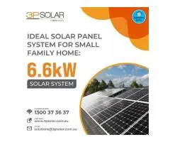 Rooftop Solar Choice for Homes Using a 6.6kW System 