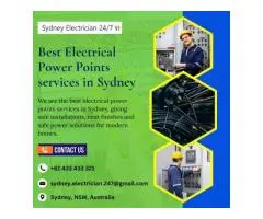 Best Electrical Power Points services in Sydney