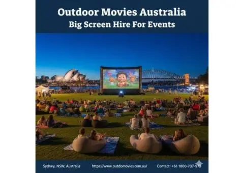 Big Screen Hire For Events That Bring People Together Outdoors