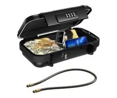 【New Version】 Portable Safe Box, Combination Security Case Lockbox with Code, Wa