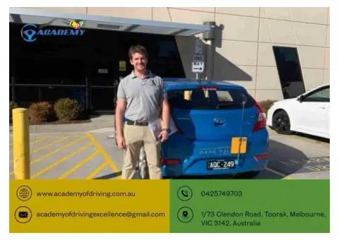 Trusted Driving School South Yarra – Academy Of Driving Excellence