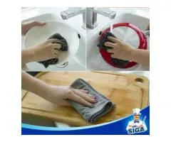 Microfiber Cleaning Cloth, All-Purpose Cleaning Towels, Pack of 6, Size 13.8 X 1