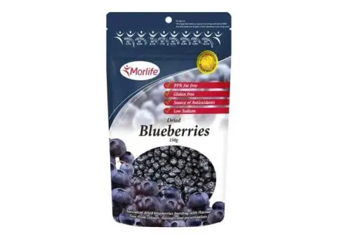 Looking for Healthy Snack Choices? Try Morlife Dried Fruit Blueberries Today!