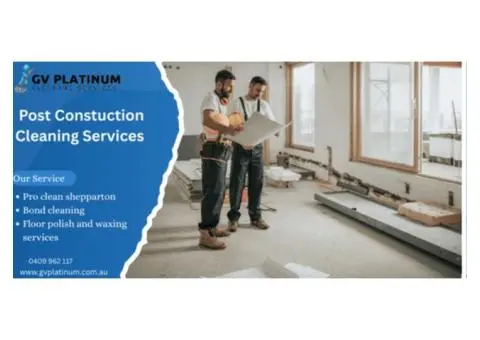 Post Construction Cleaning Services – G V Platinum