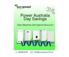 Power Australia Day Savings with Solar Batteries
