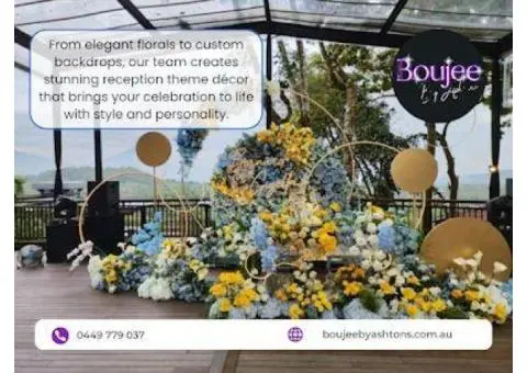 Elegant Event Styling and Party Planning with Boujee By Ashtons, Melbourne