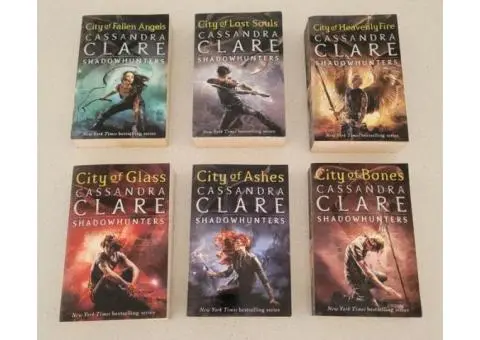 The Mortal Instruments Series. (Books 1-6). Complete set. Used/Older Reading Copy. - 1/8