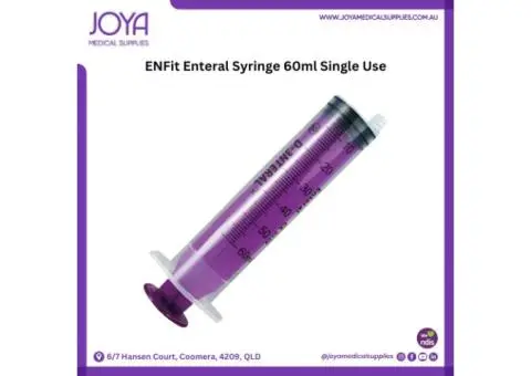 ENFit Enteral Syringe 60ml Single Use - Joya Medical Supplies