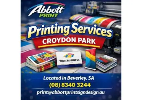 Printing Services Croydon Park For Local Businesses And Everyday Print Needs
