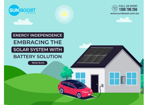 Residential Solar System with Battery by Sunboost
