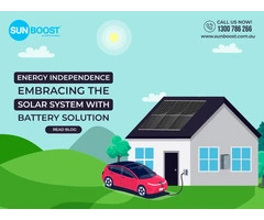 Residential Solar System with Battery by Sunboost