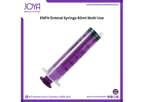 ENFit Enteral Syringe 60ml Multi Use - Joya Medical Supplies