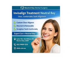 Invisalign Treatment Neutral Bay by NBDS for Clear, Comfortable Teeth Alignment