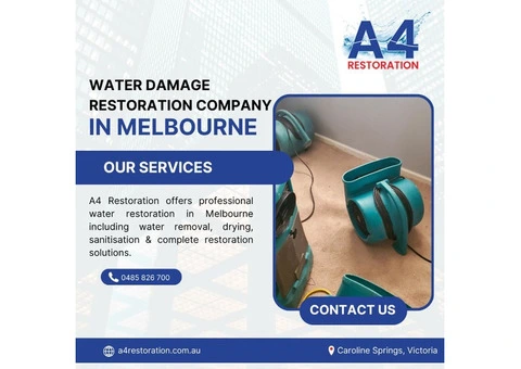 Emergency Water Damage in Melbourne