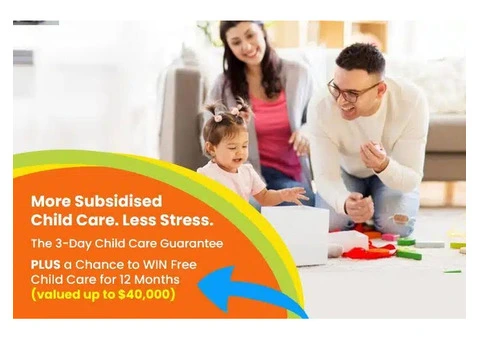 Learn About The 3-Day Child Care Guarantee from Child Care Centre Treeby