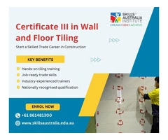 Upgrade Your Skills with Certificate 3 in Wall and Floor Tiling in Perth!