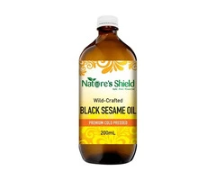 Nature's Shield Wild-Crafted Black Sesame Oil